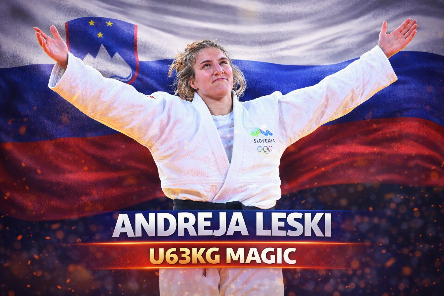 Judoka Andreja Leski of Slovenia