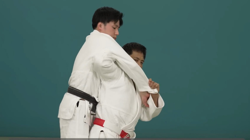 tadahiro Nomura show his Morote Seoi Nage
