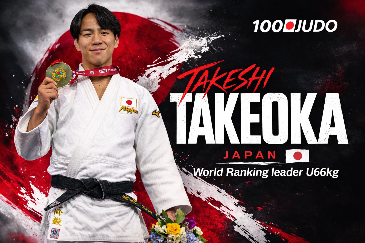 Takeshi Takeoka World Ranking leader U66kg